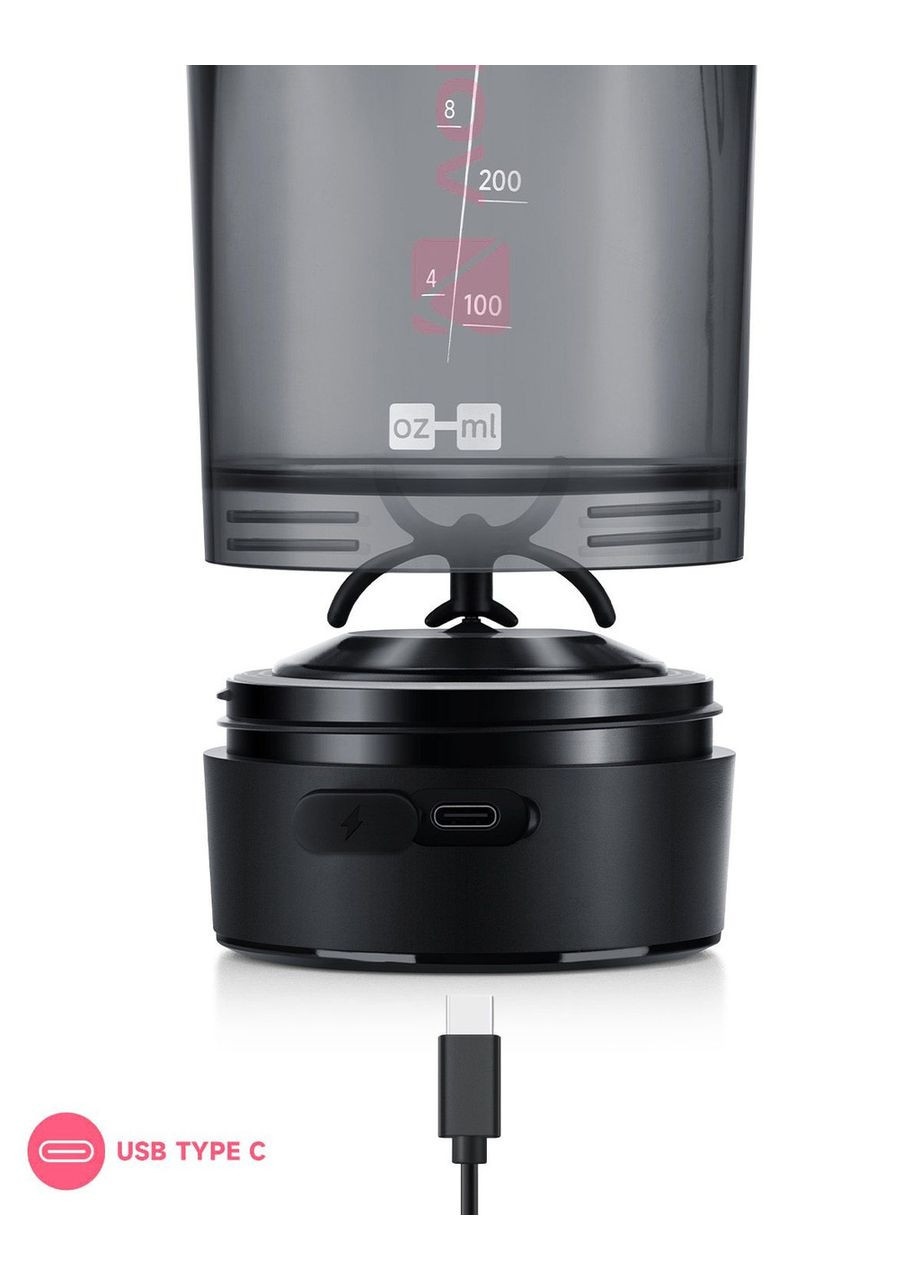 Шейкер спортивный электрический VOLTRX 600 мл. Tritan Pink SmartShake Gallium (329440445)