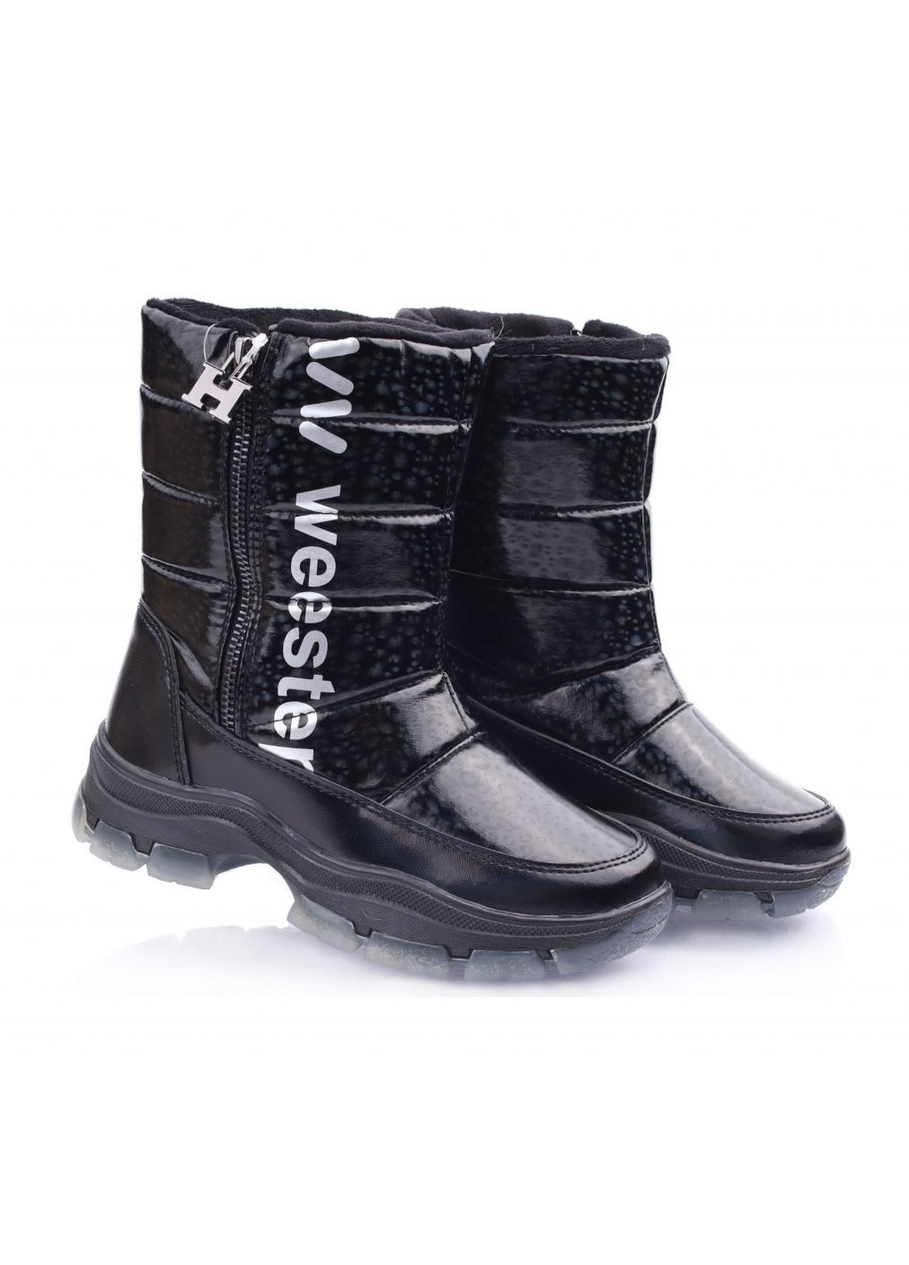 Черевики зимові 8575 для дівчаток чорні. Розмір Weestep (365063055)