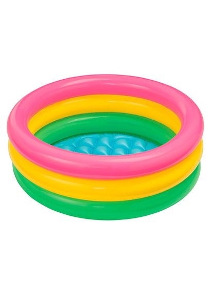 Дитячий надувний басейн Веселка 58924 на 68 літрів No Brand (354750829)