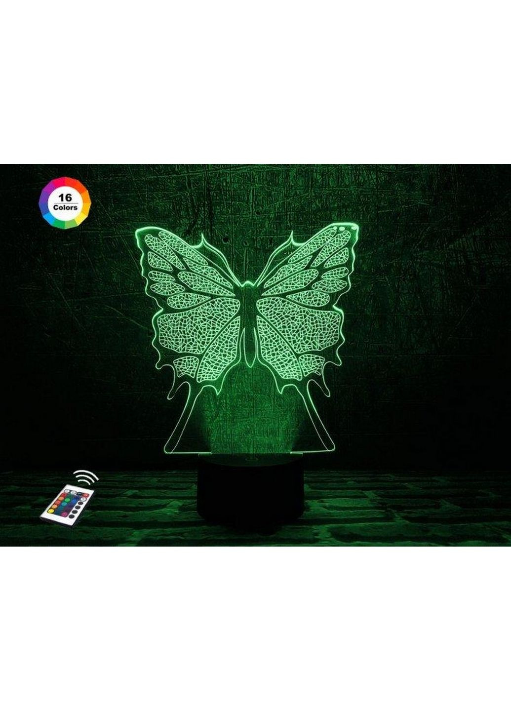 3D ночник-светильник "Бабочка" 3DTOYSLAMP (279326392)