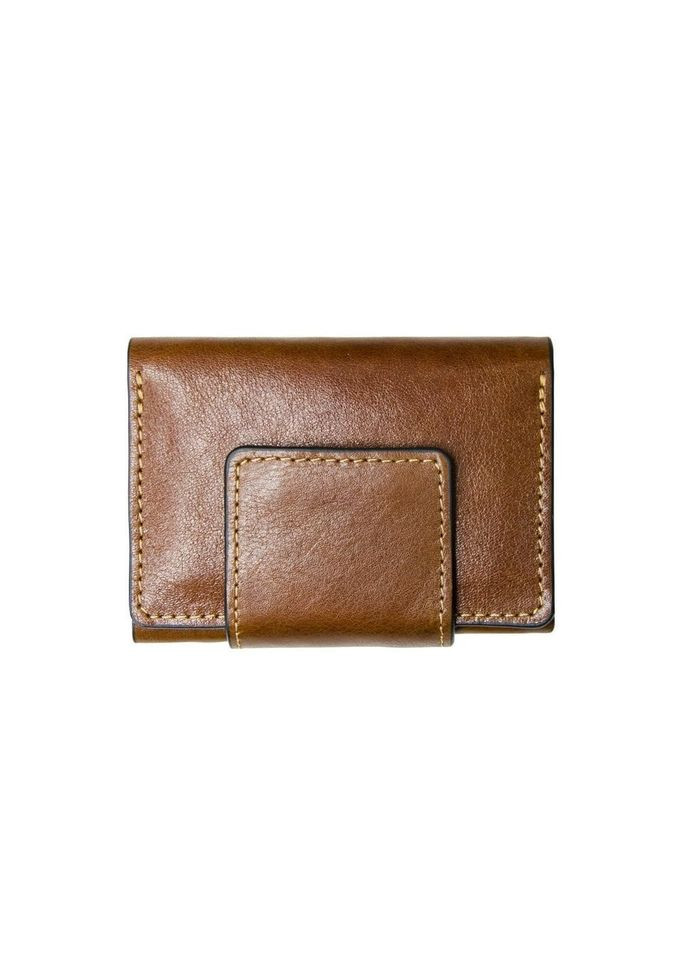 Визитница на магнитной застежке, глянец коньяк Grande Pelle (315340904)