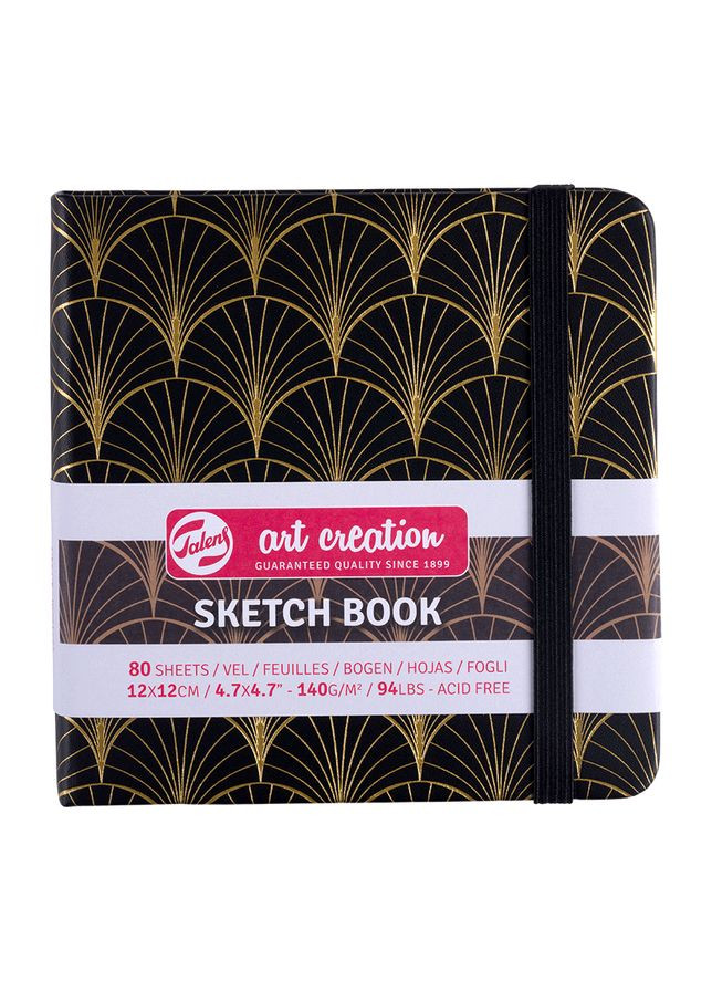 Блокнот для графики Art Creation Art Deco 12х12см 140 г/м2 80л. Royal Talens (336947661)