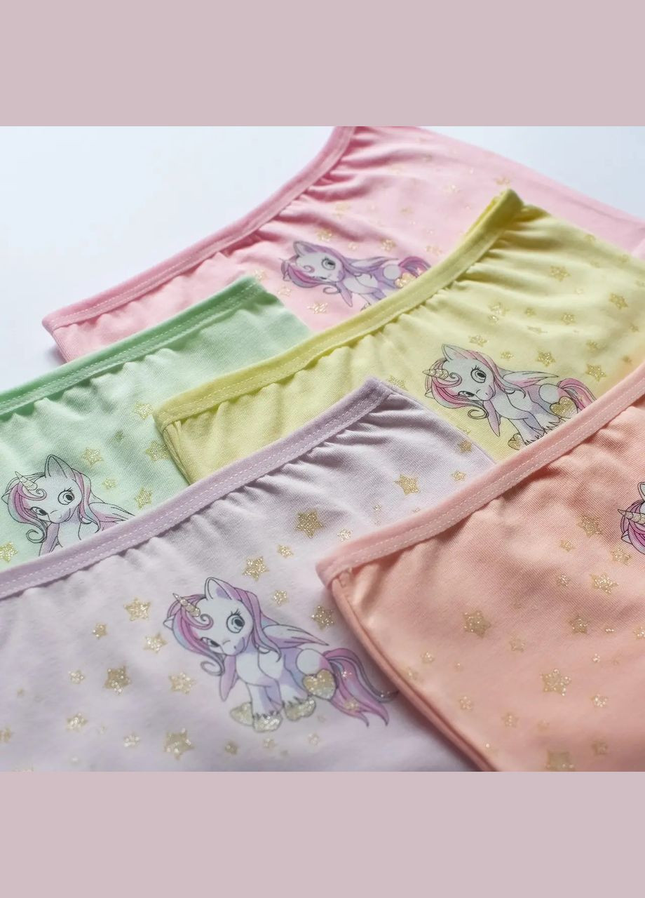 Дитячі шортики-трусики для дівчинки— набір із 5 штук Nicoletta Трусики (342119742)