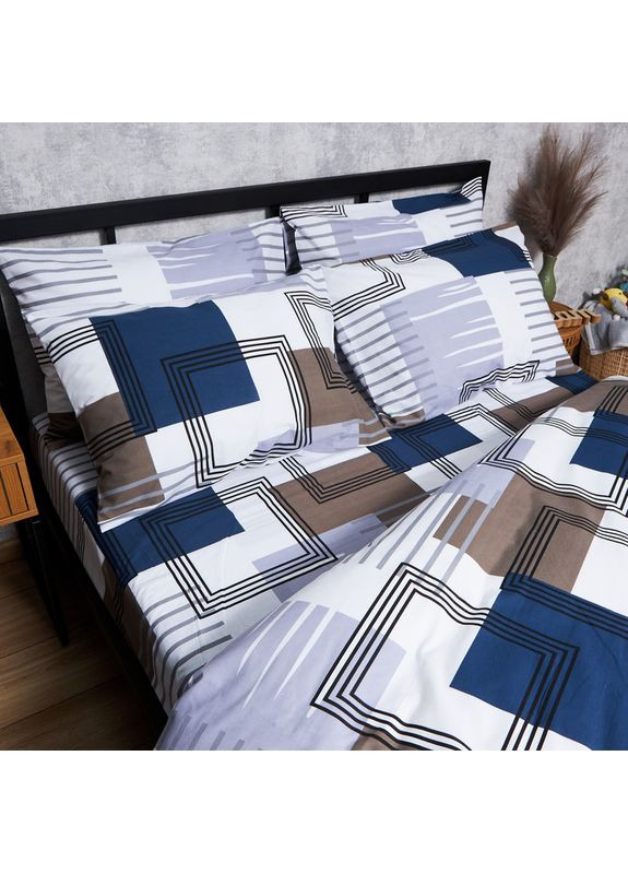 Комплект постельного белья Бязь Gold Люкс «» Евро 200х220 наволочки 2х40х60 (MS-820006030) Moon&Star Bold Lines (356113898)