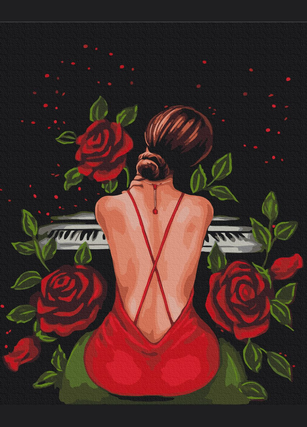 Картина по номерам "Мелодия сердца" ©Alla Berezovska 40х50 см Brushme (366072341)