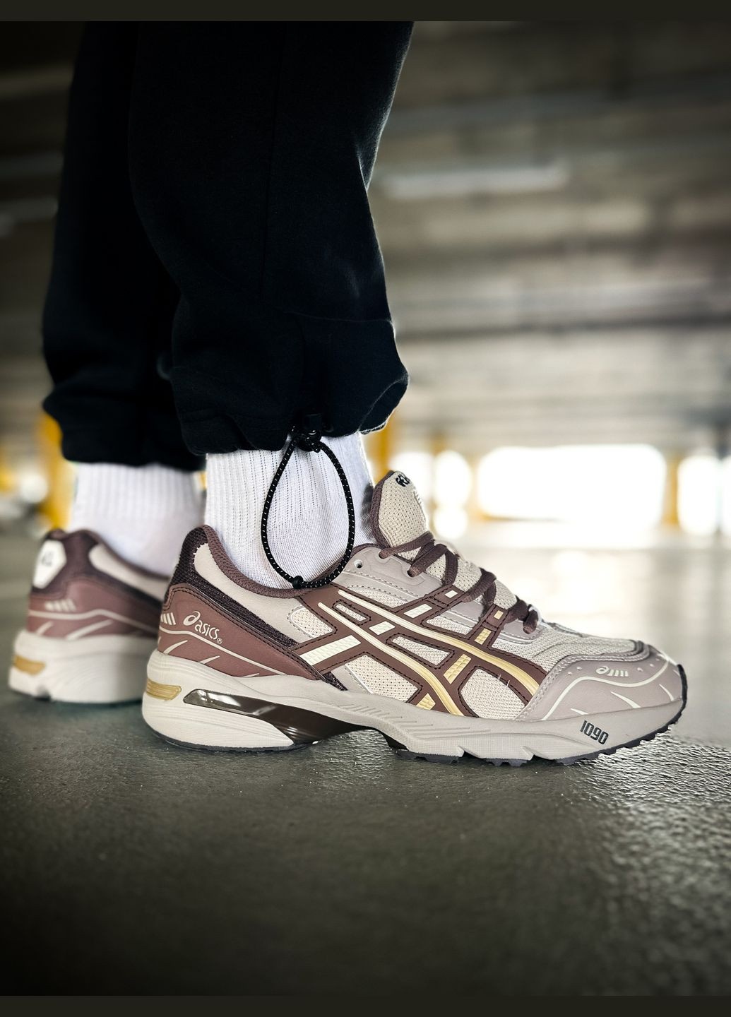 Бежеві всесезон кросівки чоловічі asics gel-nyc 1090 beige | асікс гель-нюк 1090 бежеві No Brand