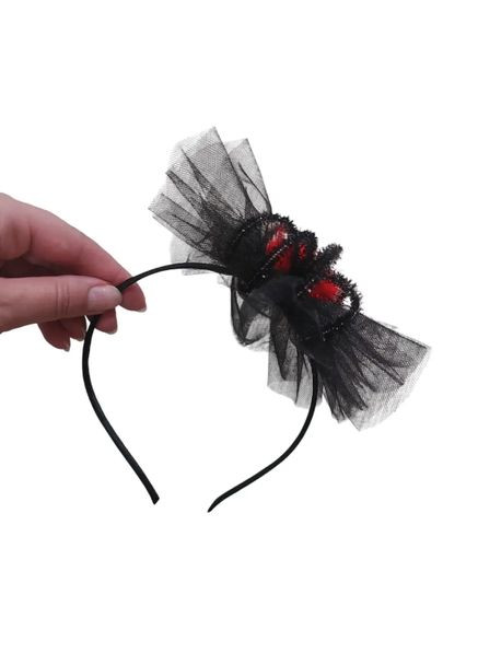 Обруч на Хэллоуин Паук на голову one size черно-красный Jannet Обруч (303121666)