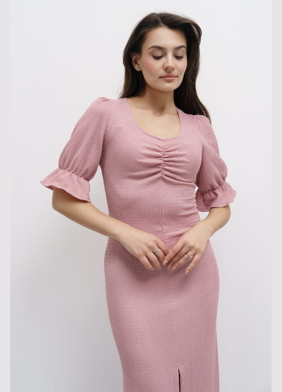 Розовое повседневный женское платье SK