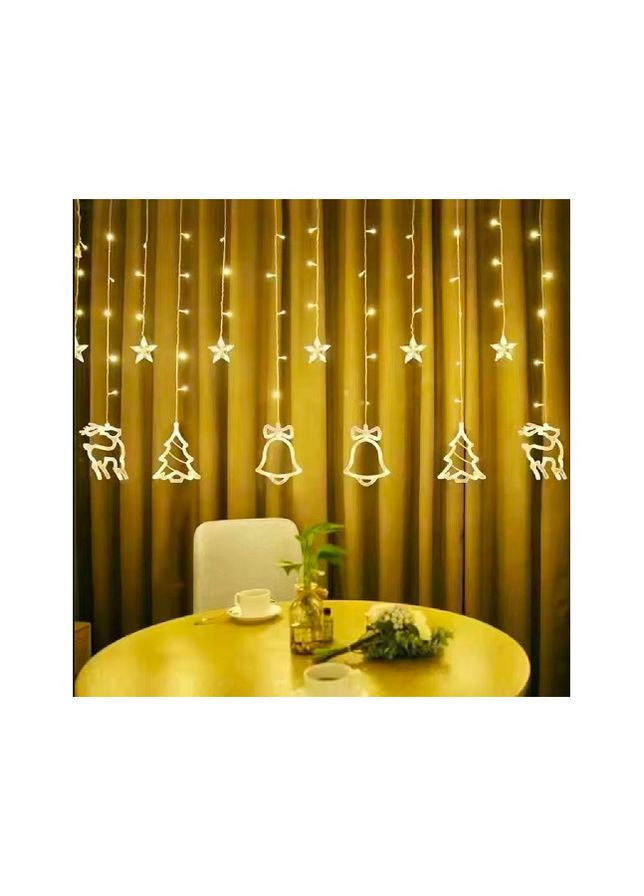 Гирлянда-занавеска светодиодная "Christmas lights" 2.5*0.85м 120led Home (340908086)