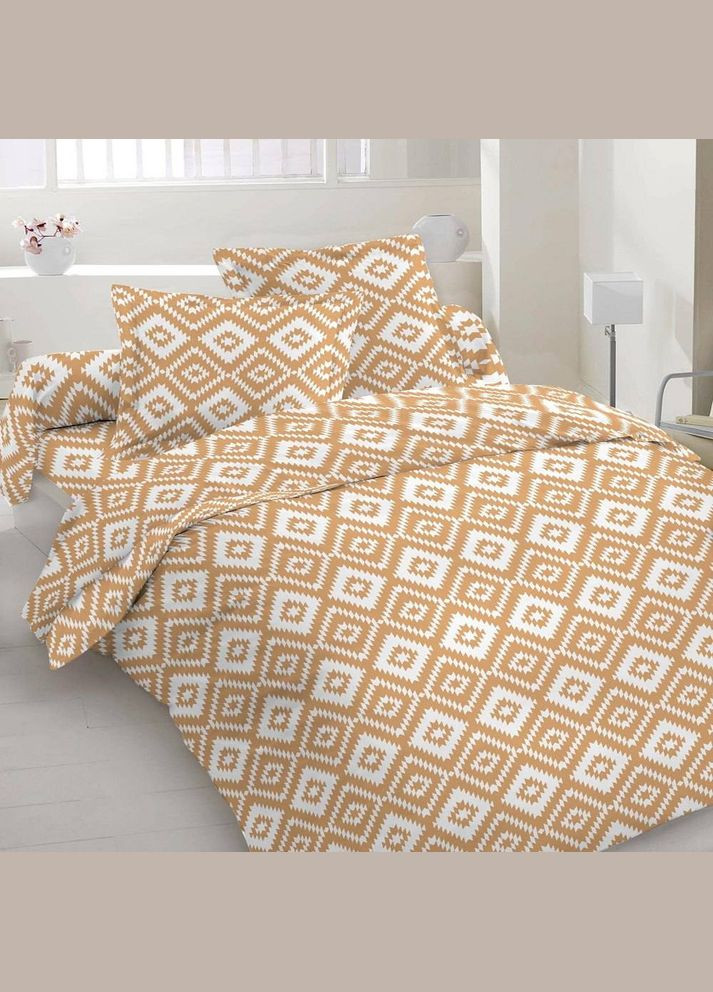 Сімейний комплект постільної білизни 100% Бавовна 200х220 см Vital-Textile Bls-1035 (326487411)