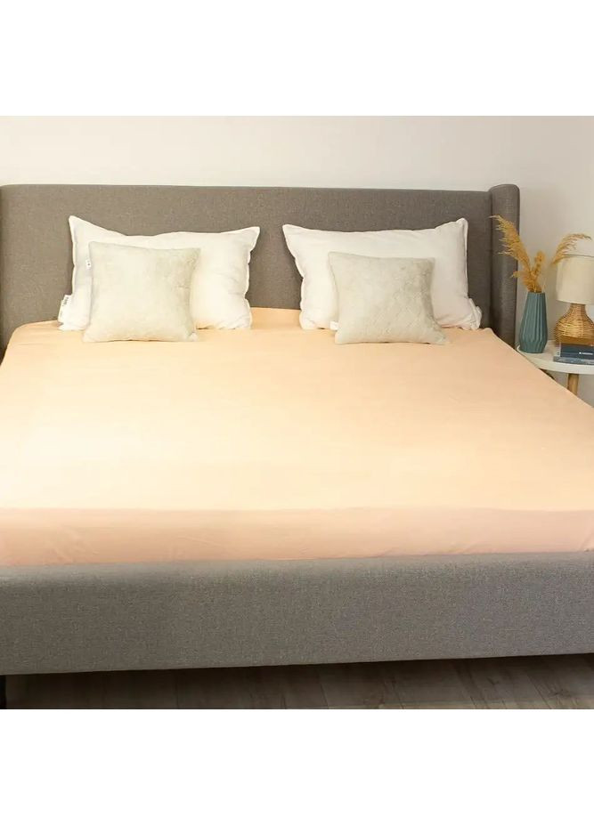 Простынь с резинкой 120*200 см Ранфорс гипоаллергенная Розовая (21310120200) ТЕП (365851628)