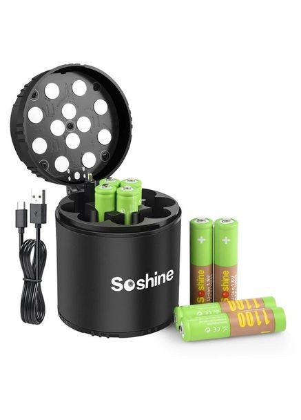 Зарядное устройство C12-1.5V для 8+4 AA/AAA 1.5V Li-ion Soshine (370623677)