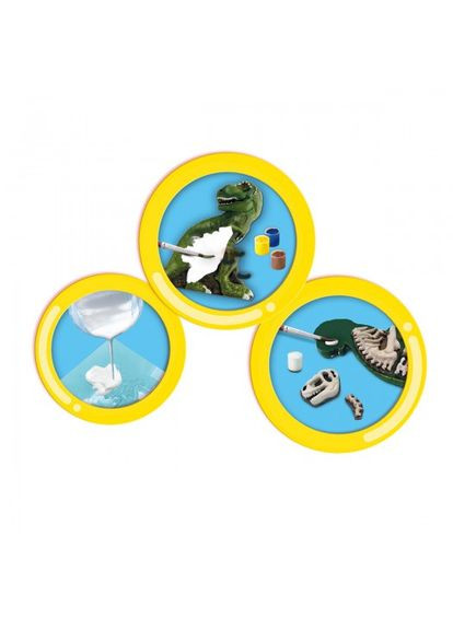 Набір для створення гіпсової фігурки - Ті-Рекс зі скелетом Ses Creative (290111361)