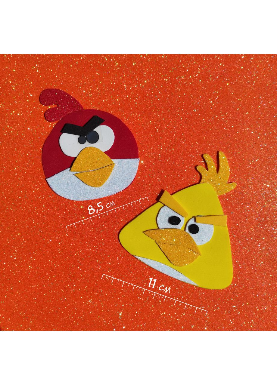Набір для творчості та рукоділля для дітей "Angry Birds" зроби сам, м'яка аплікація для хлопчика та дівчинки No Brand (350936403)