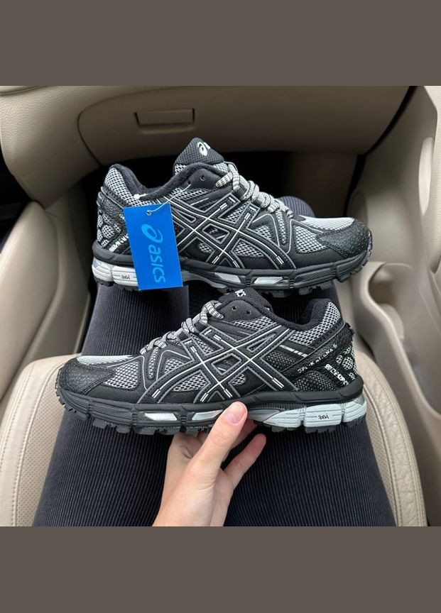 Чорні Зимовий кросівки зимові чоловічі і жіночі asics gel-kahana 8 winter termo black white | асікс гель-кахана 8 чорні білі термо No Brand