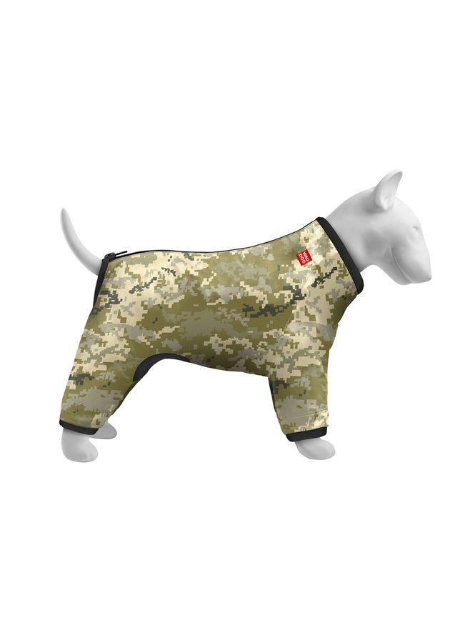 Ветровка для собак Clothes, рисунок "Милитари", M47, В 69-72 см, С 47-50 см WAUDOG (279572192)