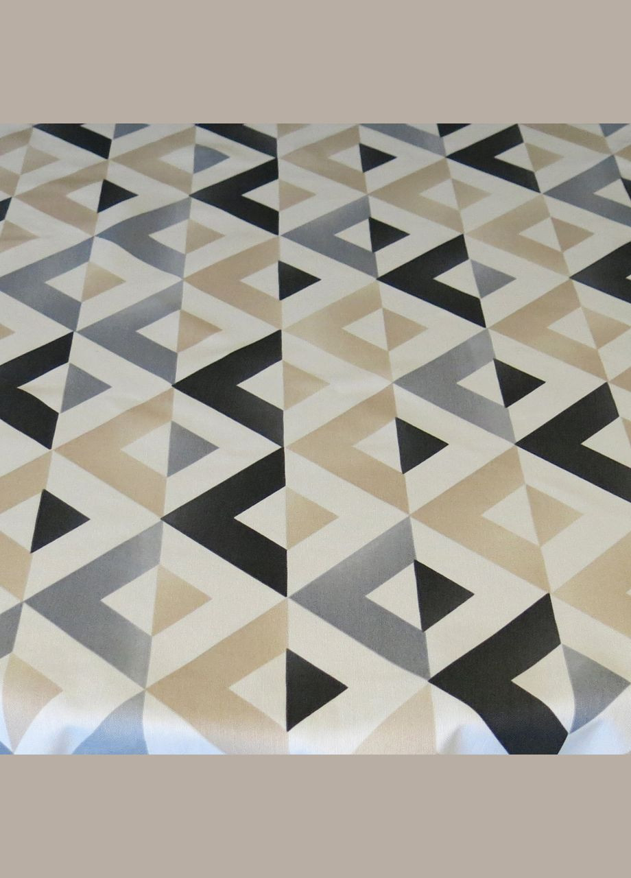 Непромокаючі скатертини з тефлоновим покриттям на прямокутний стіл з геометричним рисунком 120х120 Maystat (305390533)