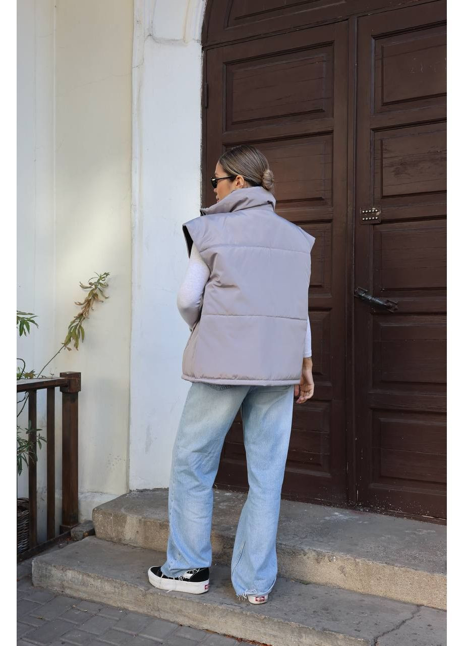 Жіночий утеплений жилет No Brand (366422564)