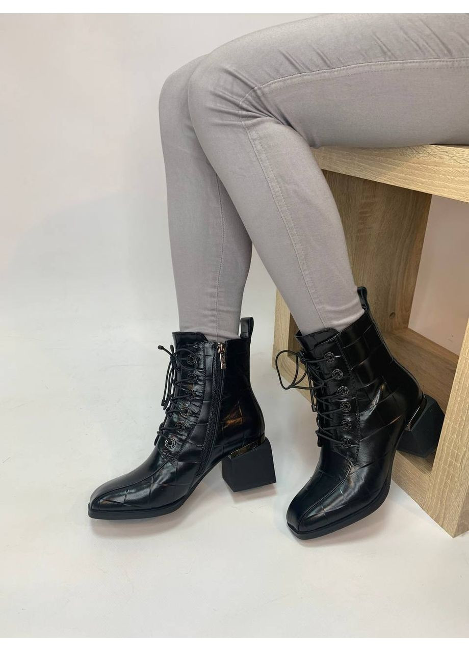 Черные демисезонная ботильоны (р) кожа 0-1-1-oca-a-528-z-2-b-835 Oeego