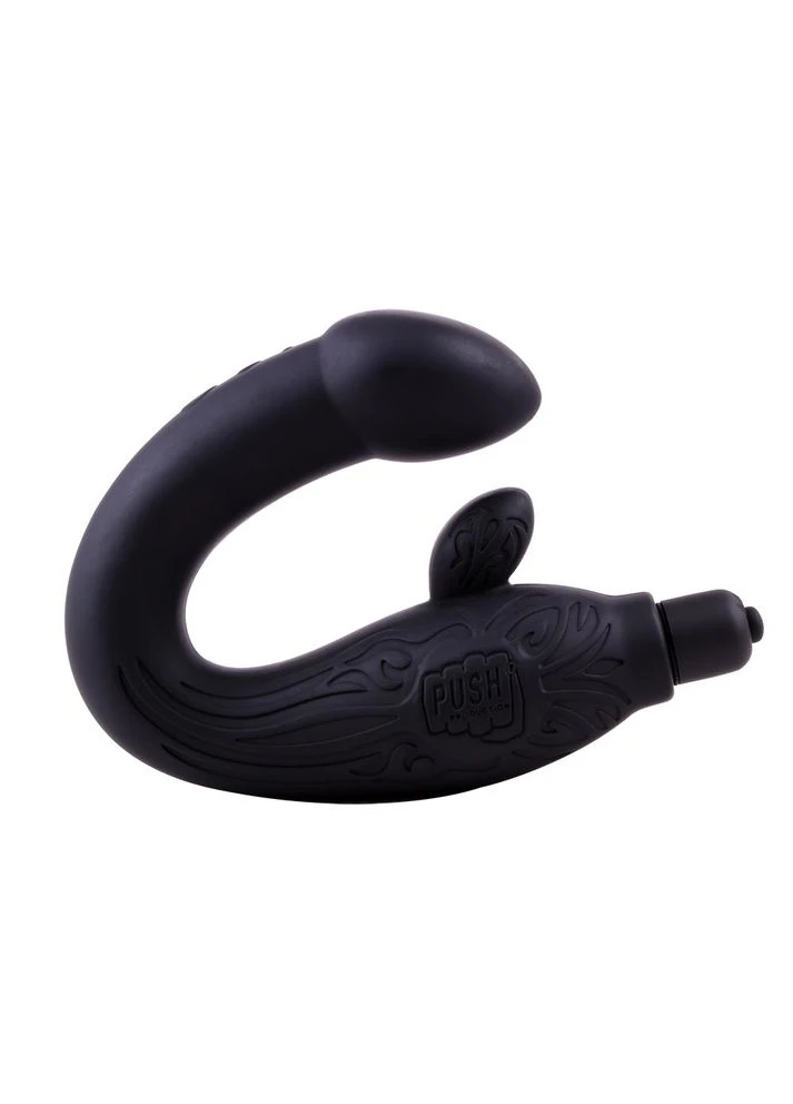 Масажер простати Black Mont P-Spot Perineum Massager з вібрацією, чорний Chisa (383104832)