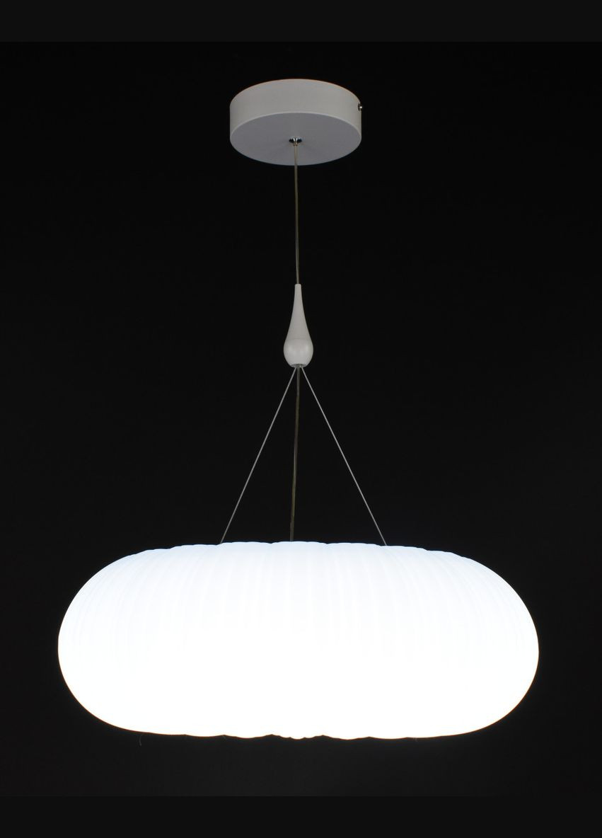 Люстра светодиодная подвесная LED светильник для квартиры на потолок лэд с пультом 27994 Белый 45-180х45х45 см. Sunnysky (364492871)