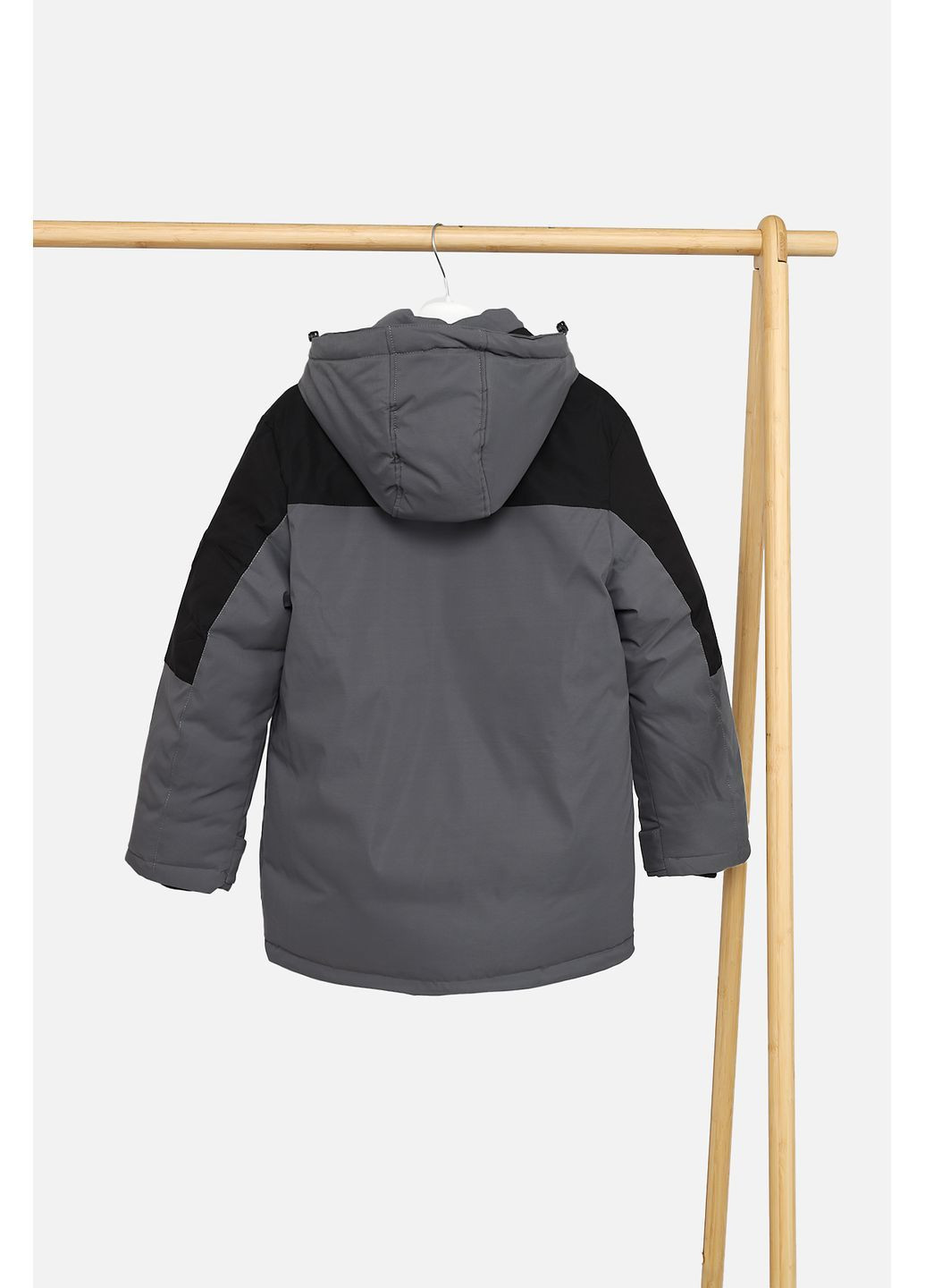 Серая зимняя куртка для мальчика цвет серый цб-00280242 Yuki