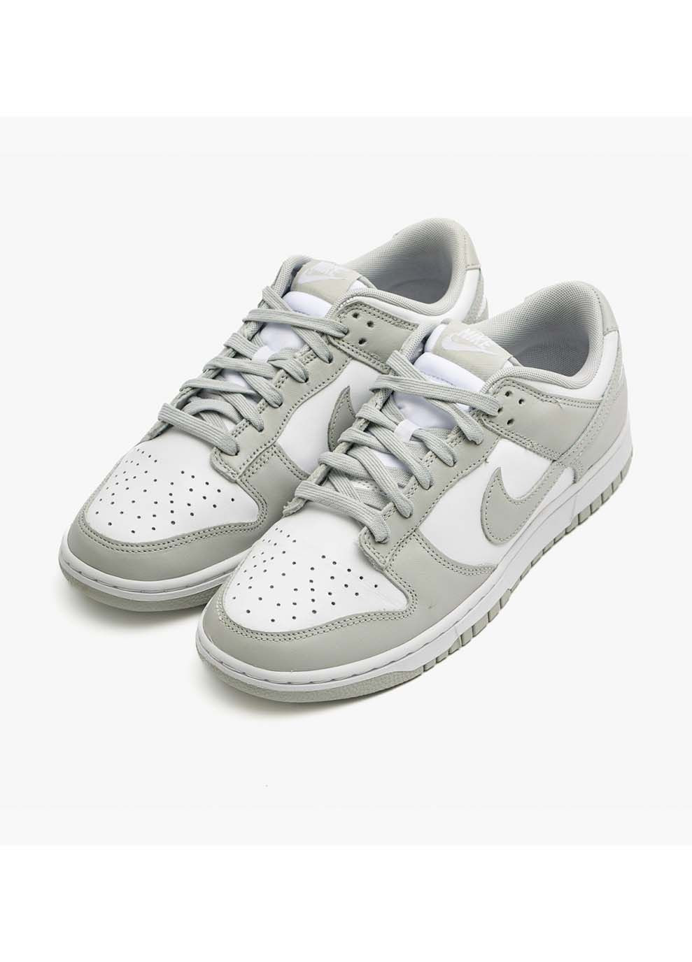 Белые демисезонные мужские кроссовки dunk low retro белый Nike