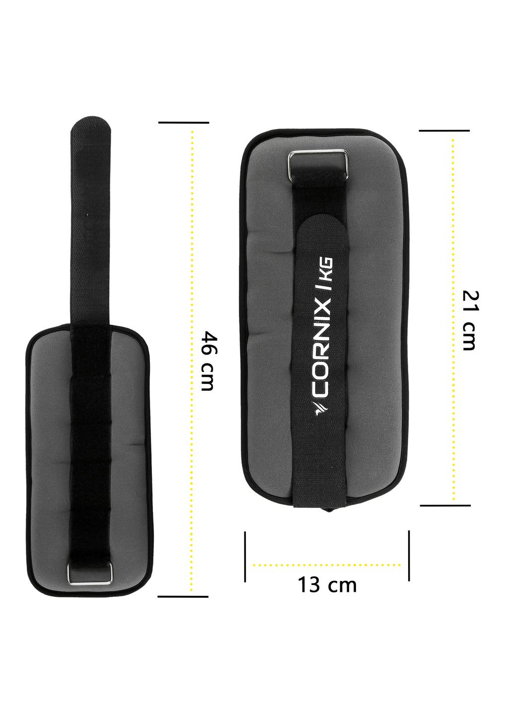 Обважнювачі-манжети для ніг та рук 2 x 1 кг Cornix XR-0355 (371763869)