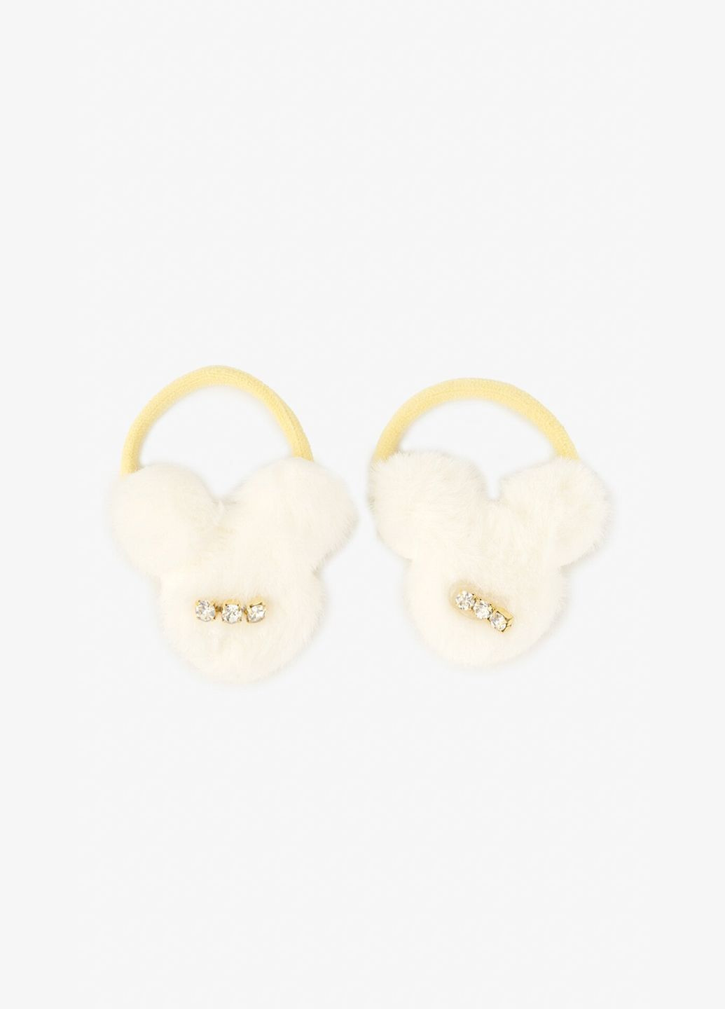 Резинка с украшениями 2шт для девочки 4048A-21 Молочный shop (2000999180149) Polin (338537022)