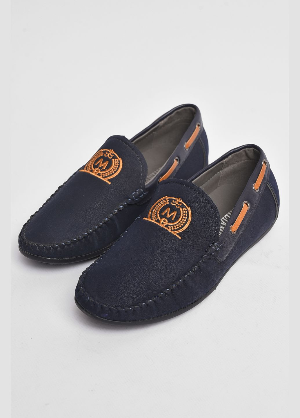 Туфлі підліткові для хлопчика темно-синього кольору Let's Shop (290011291)