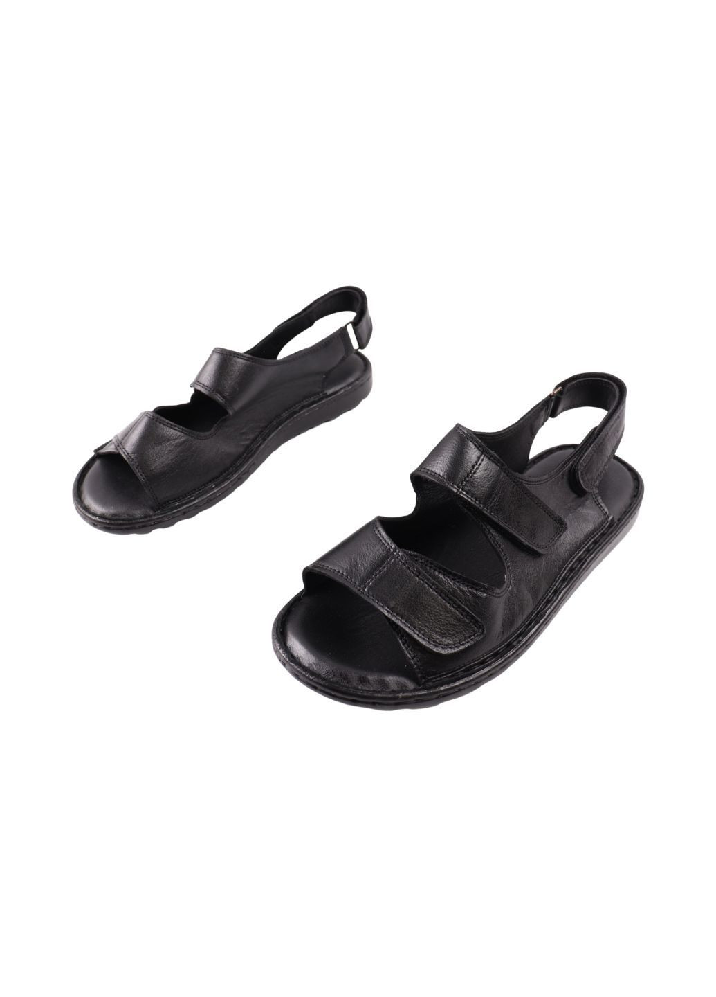 сандали мужские черные натуральная кожа Ridge