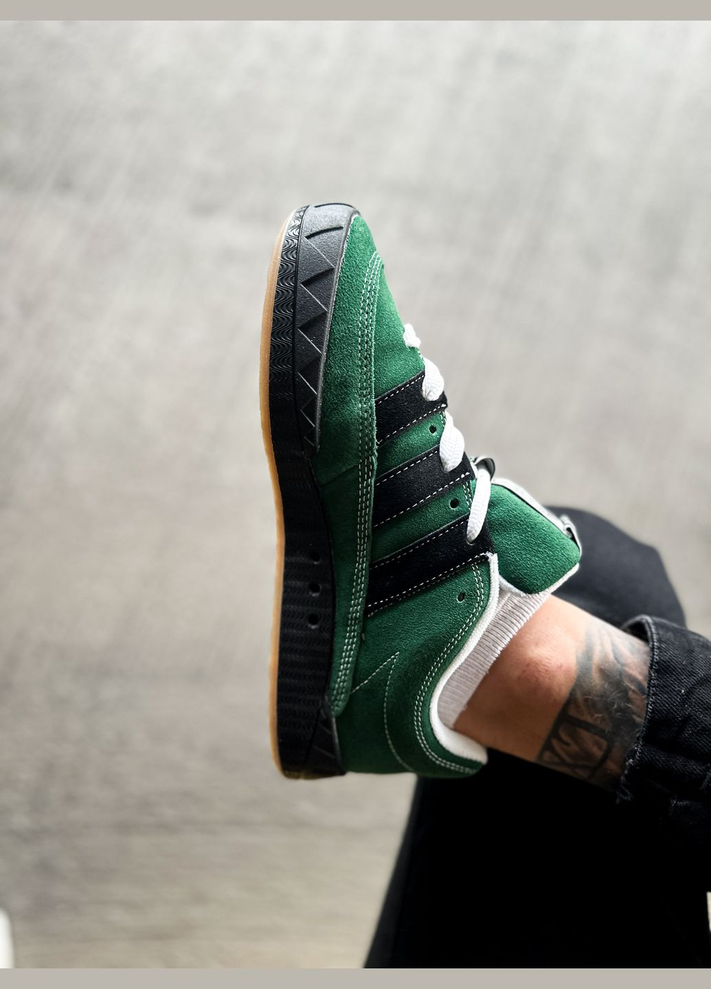 Зелені всесезон кросівки чоловічі adidas adimatic ynuk green | адідас адіматік зелені No Brand