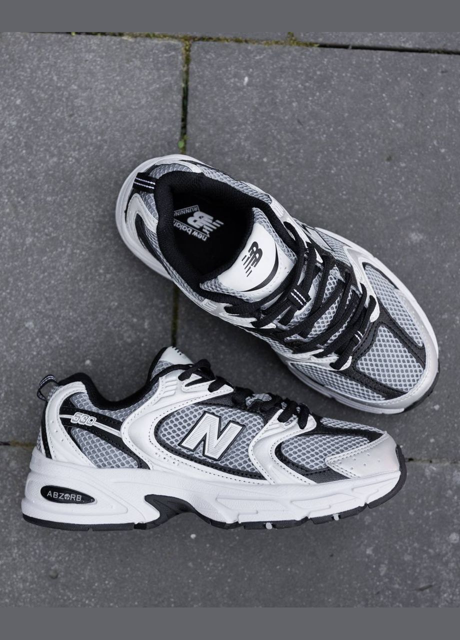 Легкие кроссовки No Brand чёрно-белые всесезоны (295262460)