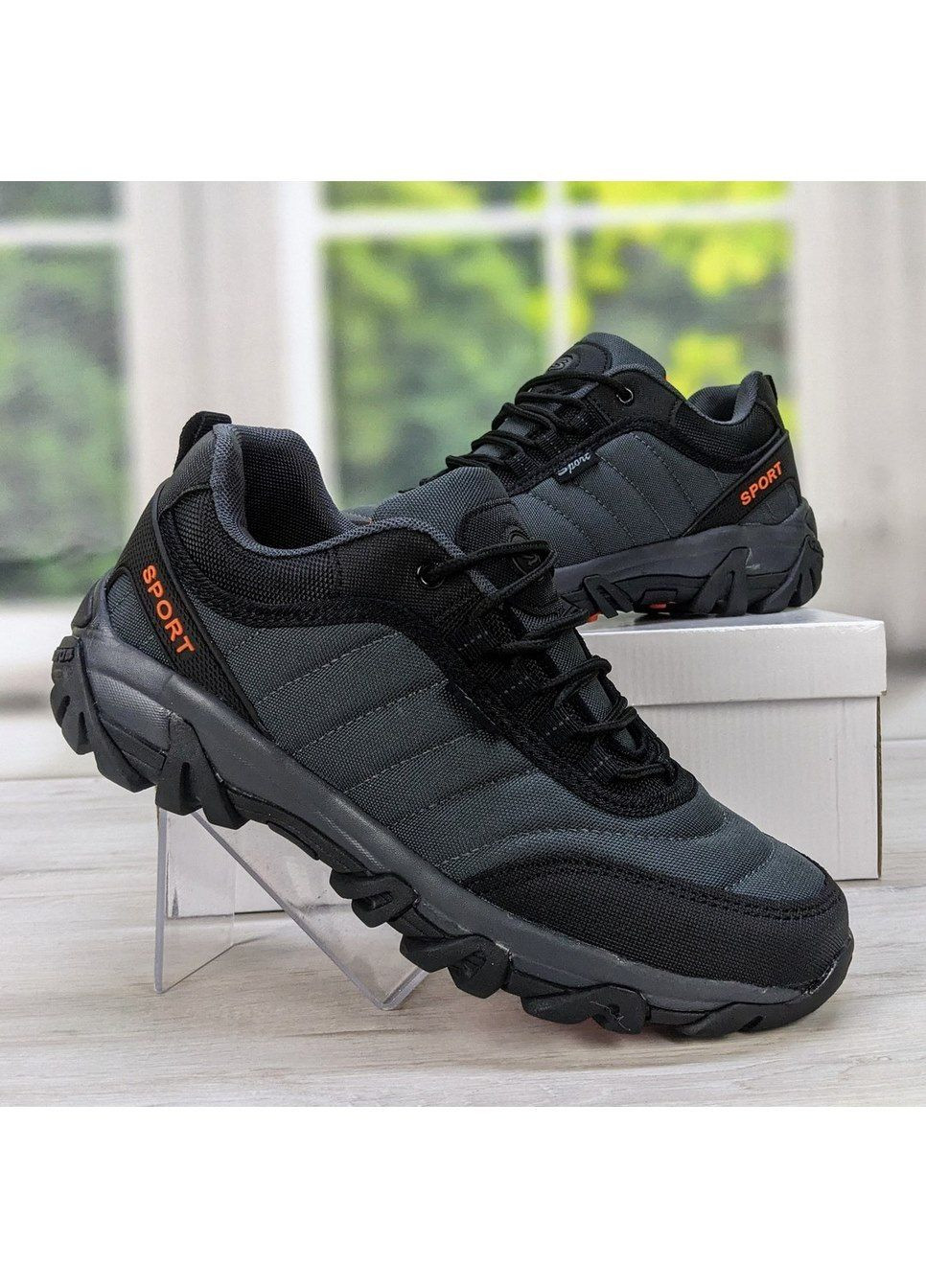 Сірі Осінні кросівки чоловічі демісезонні KMB