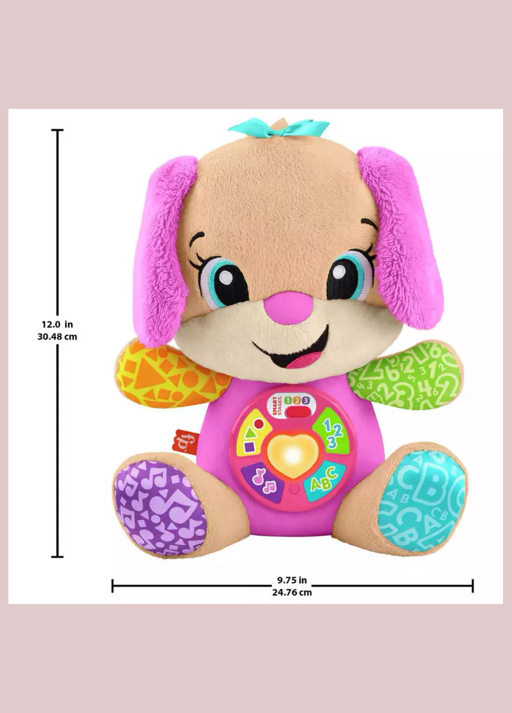 Іграшка інтерактивна Сестричка Розумного цуценяти з технологією Smart Stages багатомовна (JFD32) Fisher Price (330058141)
