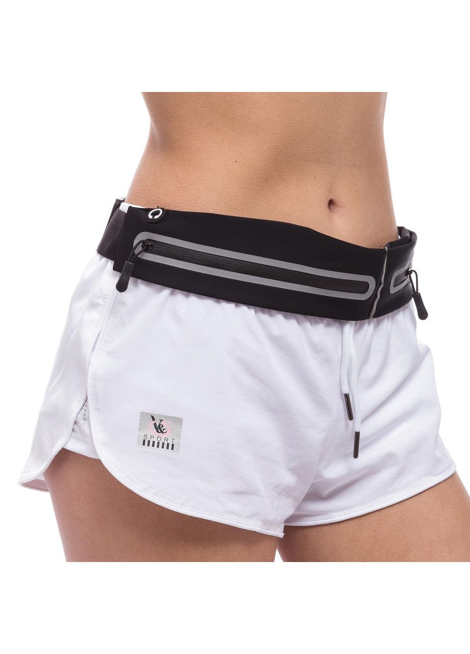 Сумка на пояс для бігу з двома відділеннями на блискавках SP-YN-DY008 (YN-DY008_Чорний) SP-Sport (361440175)