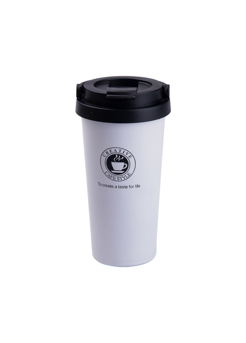 Термочашка Creative Cafe Style 500 мл с ручкой, Happy Life (324070144)