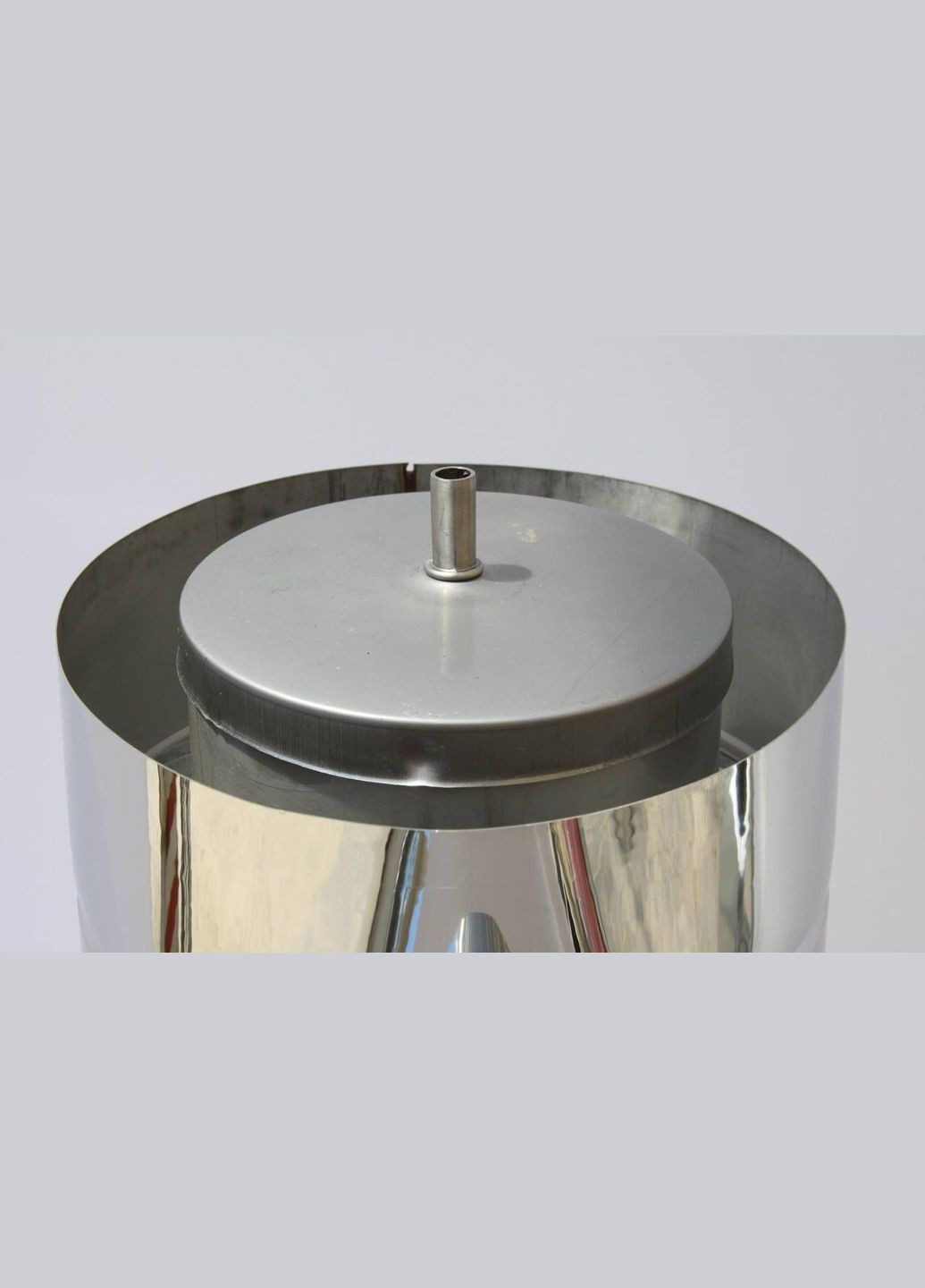 Трійник для димоходу утеплений діаметр 150/220мм нерж/нерж 87гр 0,5мм (сендвіч) AISI 304 Комінвент (317295877)