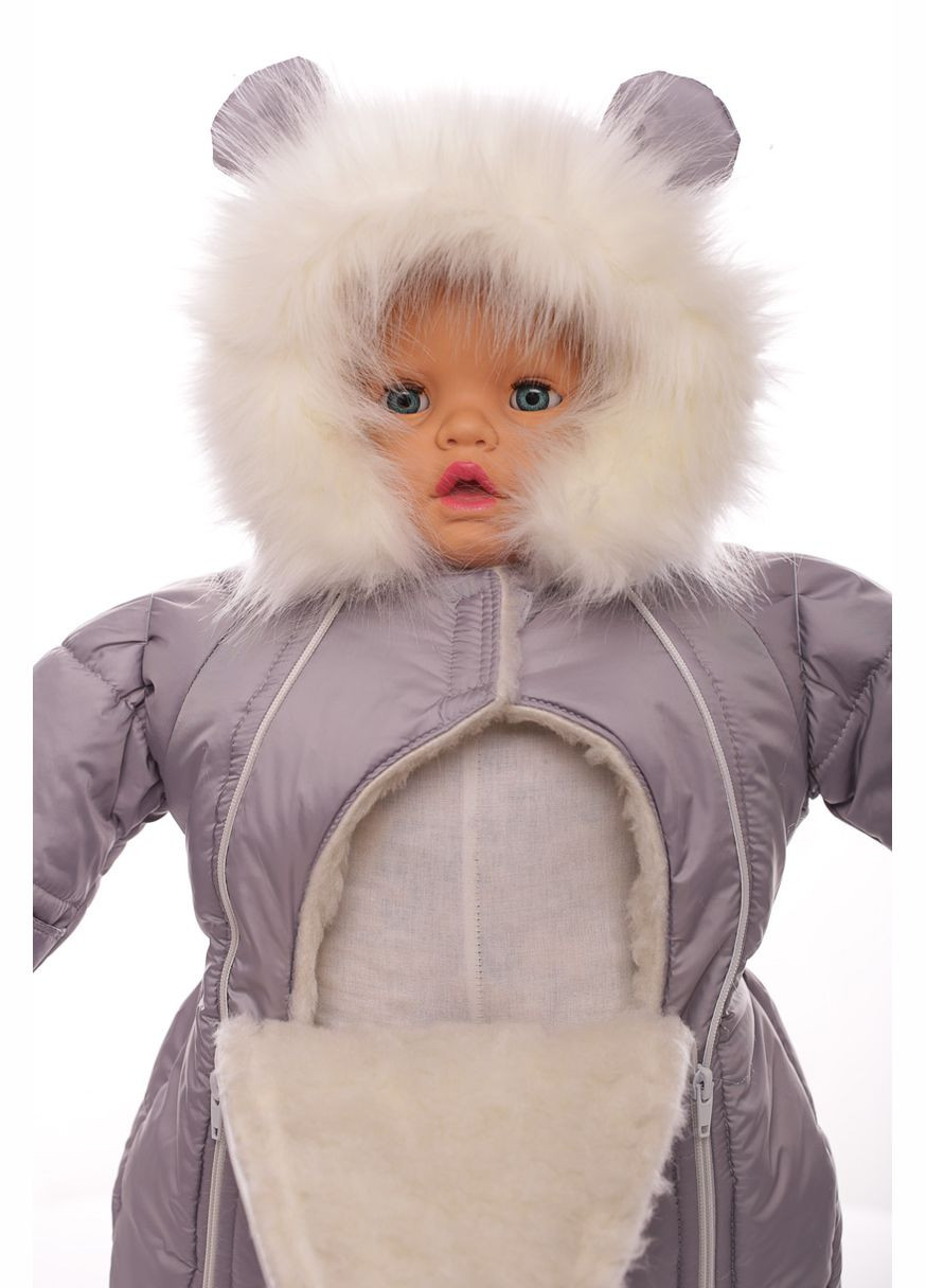 Конверт на меху серый 68 см (44984) BABYKROHA (297199999)