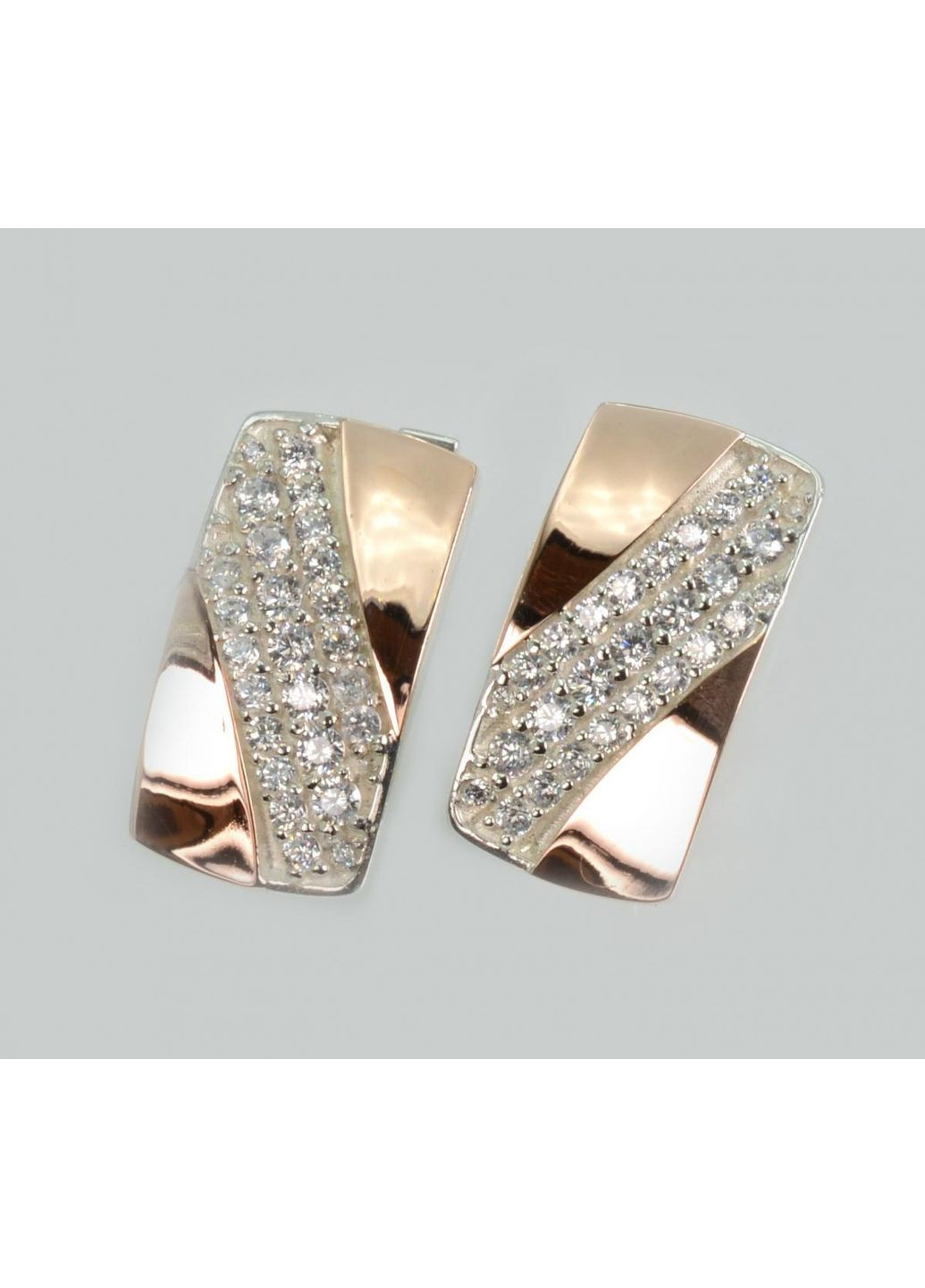 Сережки срібні з золотом Silver Style (367112872)