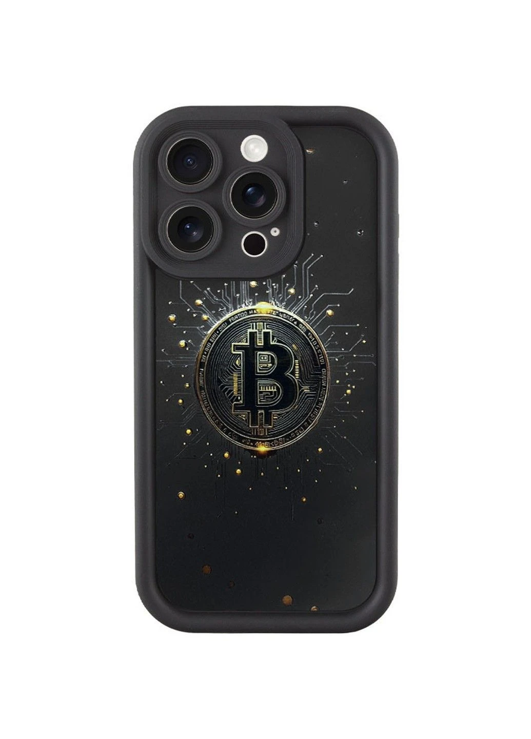 Чохол TPU Prestige для iPhone 14 Pro Bitcoin No Brand (382804307)
