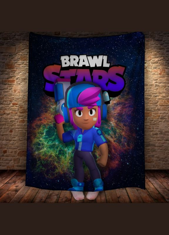 Плед с 3D-принтом на тему Brawl Stars Герои Бравл Старс - Плед с 3D-принтом на тему Brawl Stars Герои Бравл Старс Перша Креативна мануфактура PERFECTUS Плед (301870408)
