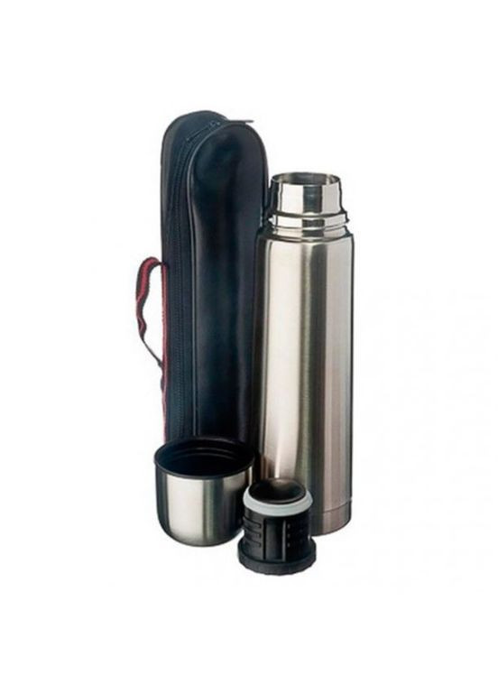 Термос вакуумный UNIQUE с Чехлом 1 л / Термос-колба для чая и напитков / Вакуумная бутылка для питья 1000 мл No Brand (364274393)