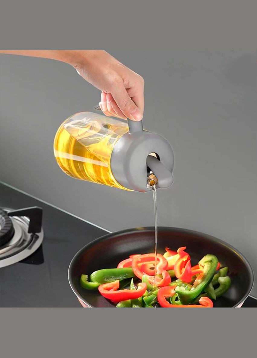 Емкость для масла и уксуса My Home 0.6 л Прозрачная (KP09 S T/GRAY) MVM (301002366)