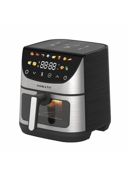 Аерофритюрниця для смаження без масла на 9.5 л електропіч електрична фритюрниця аерогриль мультипіч 2400 Вт (FS356) Sokany (361385254)