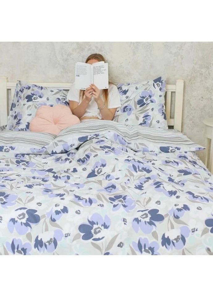 Постельное белье семейное Ранфорс 22196-S 210х143х2 см Viluta (336328510)