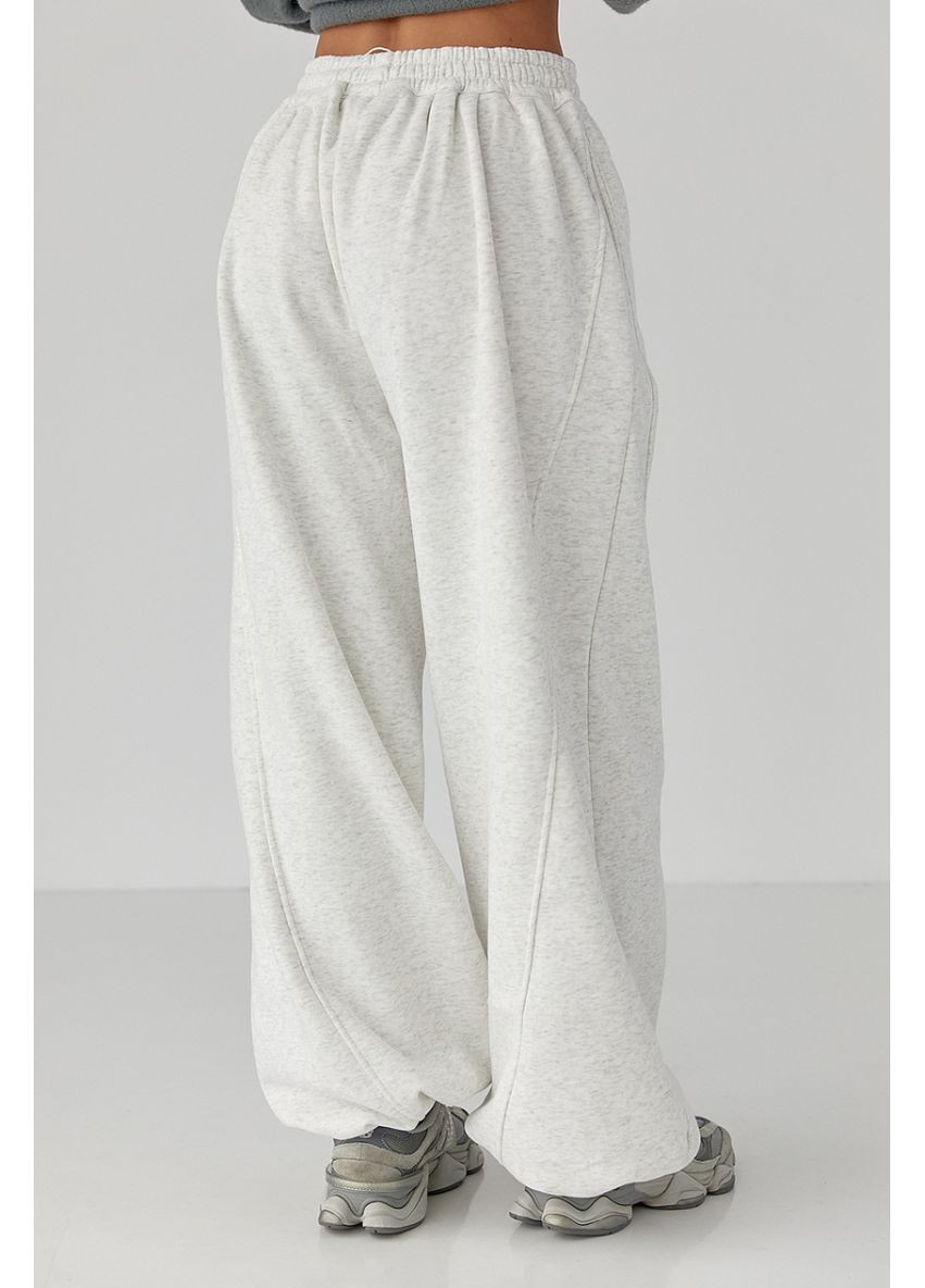 Жіночі спортивні штани палаццо Lurex Штаны (370393277)