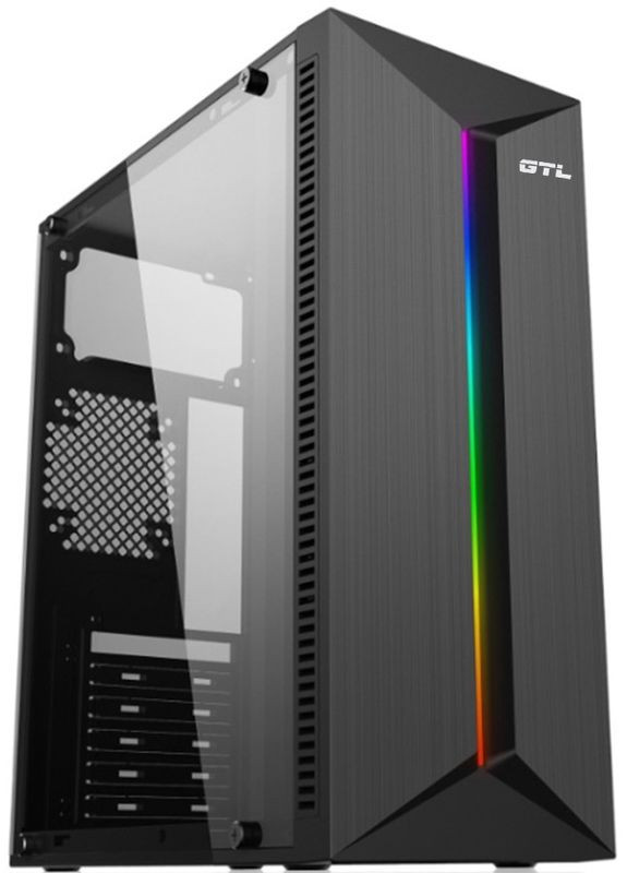 Корпус N3202C Mandalorian Black, без БП, Mid Tower, ATX/Micro ATX/Mini ITX, 2xUSB 3.0, 360x176x410 мм, 0.4 мм, 2.8 кг GTL (318745044)