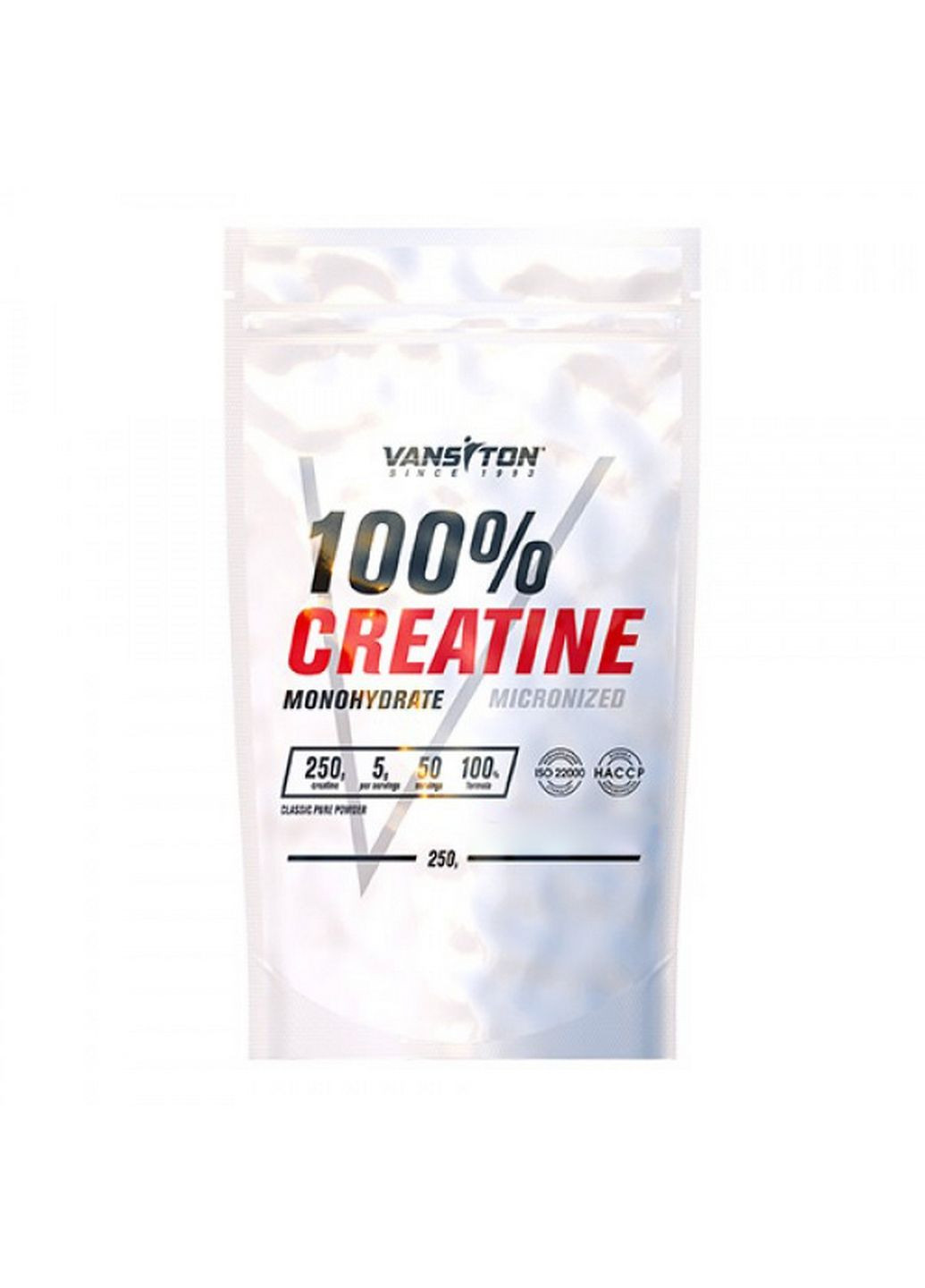 Креатін Creatine Monohydrate, 250 грам Полуниця Vansiton (293340207)