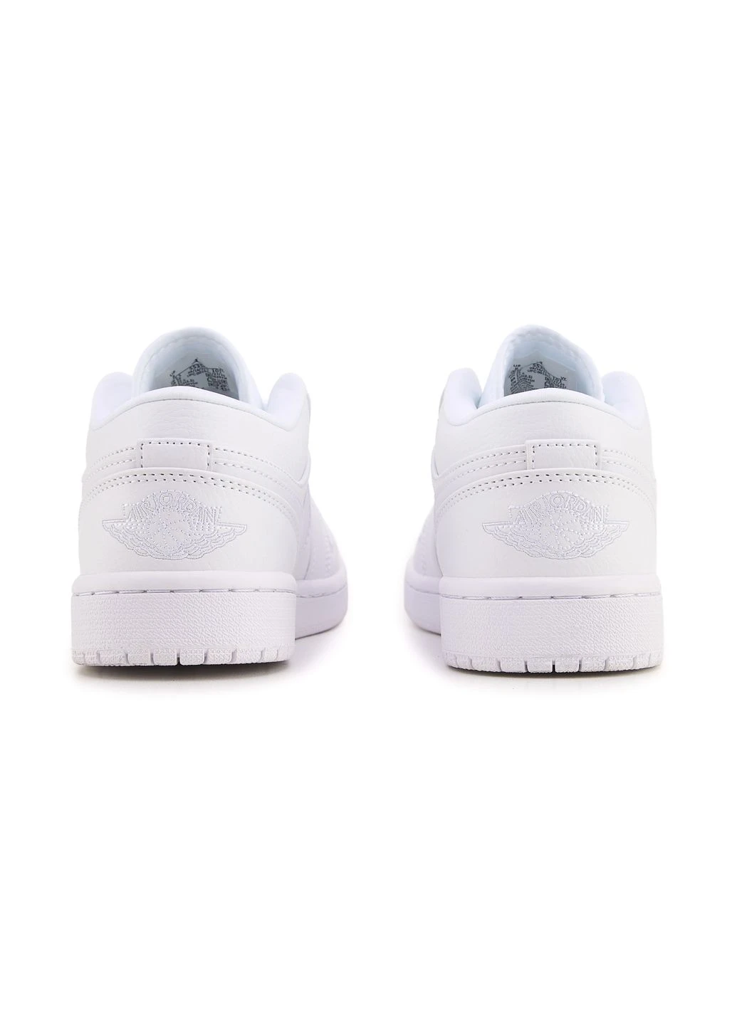 Білі кросівки чоловічі nike air jordan retro 1 low full white найк аір джордан білі демісезон No Brand